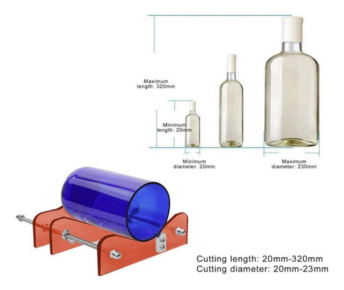 Herramienta De Corte De Botellas Máquina Cortadora De Azul