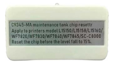 Reset Caja De Mantenimiento Epson F170 L6270 Nuevo
