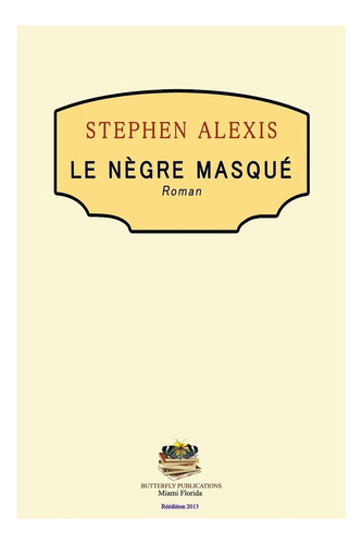 Libro: Le Negre Masque (french Edition)