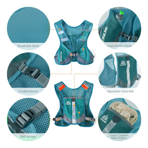 Aonijie Maratón - Chaleco Para Correr, Mochila De Hidratació