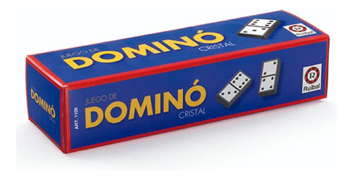 Juego De Mesa Domino Cristal Clasico 1106 Ruibal C