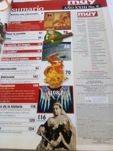 Imagen 2 de 5 de Revista Muy Interesante Año 23 No. 6 2006 Sectas Sociedades
