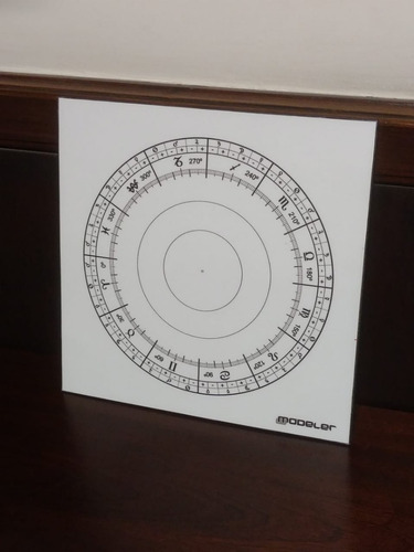 Imagen 7 de 7 de Pizarra Astrológica Magnética Modelo 2 + Piezas Imantadas