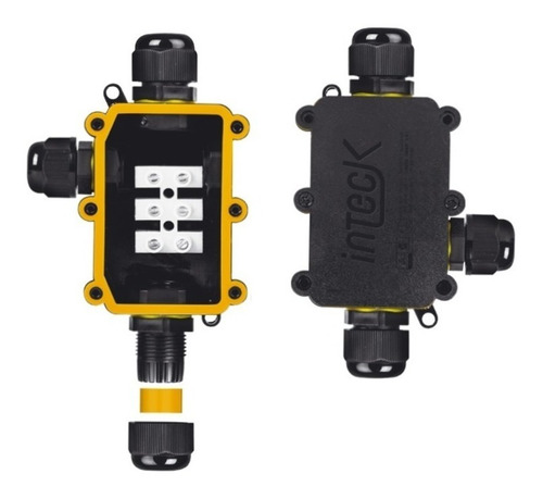 Caja Estanca Ip65 3 Pines Prot Uv X1 Entrada X2 Salidas