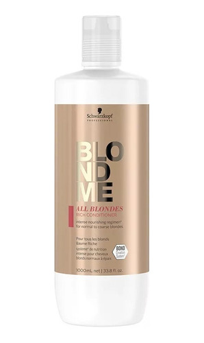 Acondicionador All Blondes Rich Blondme 1000ml Schwarzkopf