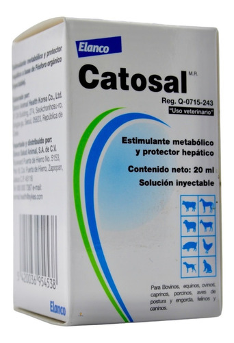 Elanco Catosal 20 Ml Estimulante Metabólico