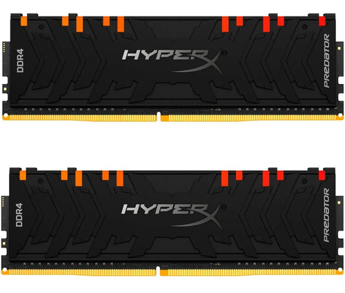 Memoria RAM Predator gamer color negro  16GB 2 HyperX HX432C16PB3AK2/16