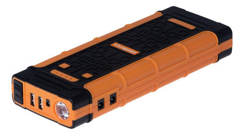 Arrancador de baterias de auto y Cargador Portatil Lüsqtoff Pq-500 15000m/a Celular Notebook Color Naranja