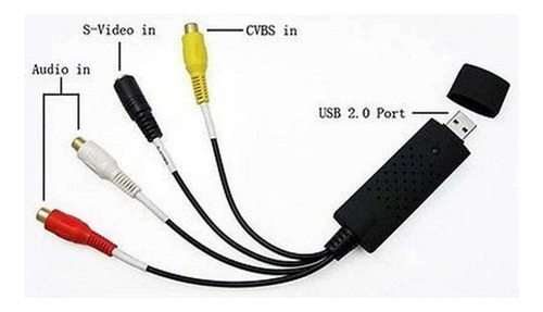 Usb 2.0 Vhs To Dvd Converter Kit De Captura De Áudio E