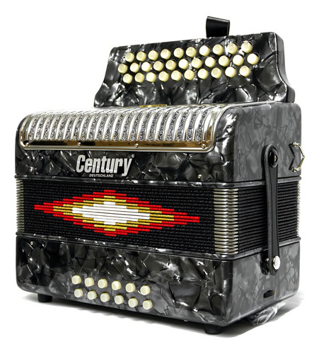 Century C3012fagp Acordeón Parrilla 12 Bajos 31 Botones Gris