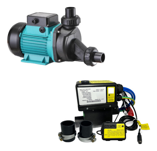 Kit Spa E Hidro Bomba Lepono 1.0 Cv 220v + Aquecedor Digital Sanspray 8000w