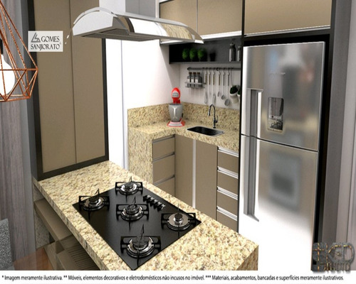 Apartamento A Venda No Bairro Vila Pires Em Santo André - Sp. 1 Banheiro, 2 Dormitórios, 1 Suíte, 1 Vaga Na Garagem, 1 Cozinha, Área De Serviço, Sala De Estar, Sala De Jantar. - 2631 - 34724744
