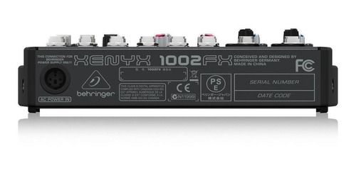Mezcladora Behringer Xenyx 1002fx Con Efectos Digitales