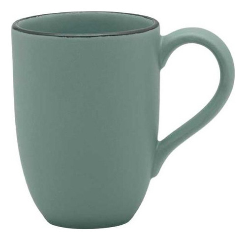 Caneca Flat 350 Ml Oxford Azul Menta Acetinado