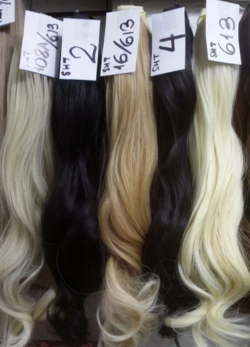 Imagen 4 de 8 de Extensiones De Pelo Cola De Caballo Lacias Y Onduladas