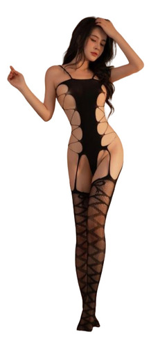 Lenceria Bodystocking Liguero Medias Sexy Spandex 5 