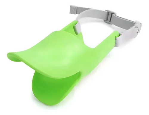 Bozal Perro Silicon Suave Razas Pequeñas Protector Grande Color Verde