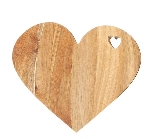 Tabla Charcutera Corazón - Madera Para Servir Y Decorar
