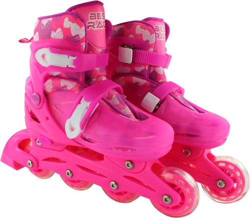 Patins Ajustavel Tri-laine Com Kit De Proteção 32/35 R2943