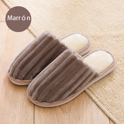 Pantuflas Peluche Mantener Caliente Suaves Y Cómodo Unisex