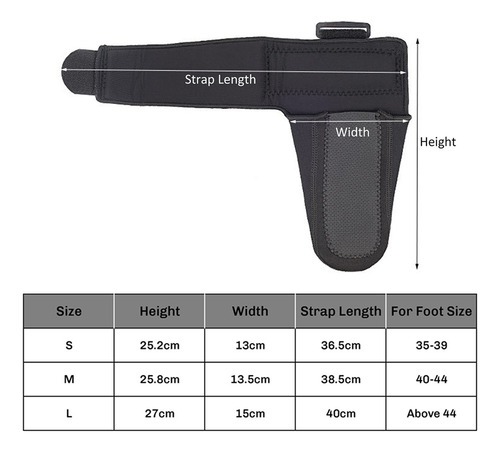 Hh Tobillera, Férula Plantar Nocturna, Ajustable, Fascitis,