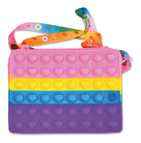 Pop It Carterita Rectangular Nena Multicolor Isakito En Mca