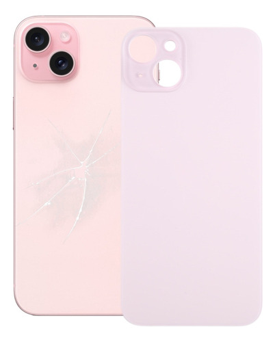 Funda De Batería Trasera De Cristal De Fácil Reemplazo Rosa