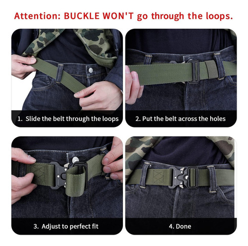 Conjunto De Cinturón Táctico Y Accesorios De Batalla