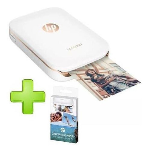 Impresora Portatil Hp Sprocket Bluetooth + 30 Hojas Zink