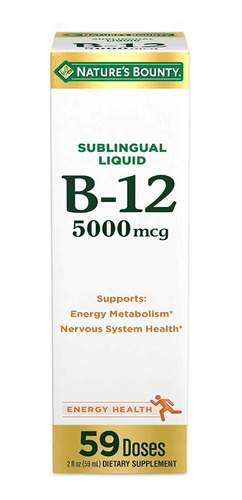 Imagen 1 de 2 de Vitamina B12 Gotas 5000 Premium Sublingual Complejo B Eg B06 Sabor Berry