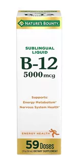 Vitamina B12 Gotas 5000 Premium Sublingual Complejo B Eg B06 Sabor Berry