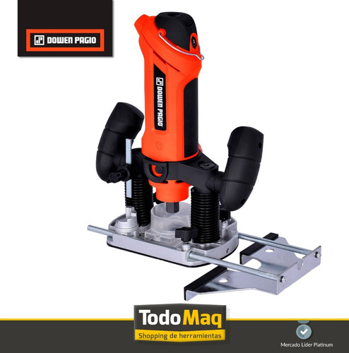 Imagen 3 de 10 de Rebajador Fresador Compacto 600w Dowen Pagio Multifuncion
