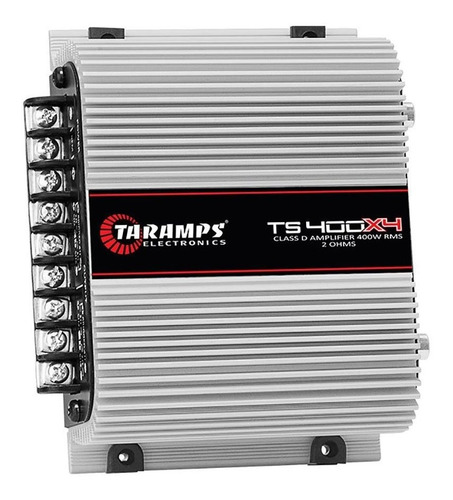 Imagem 4 de 6 de Módulo Ts400 400w Rms 4canais 2ohms + Falante 6pol 62v2a