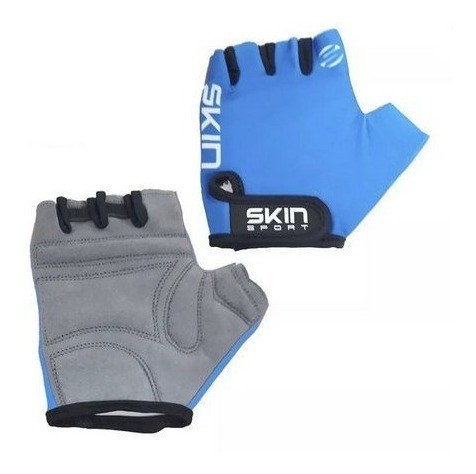 Imagem 2 de 2 de Luva Skin Sport Fun C/ Gel Azul Tamanho Gg