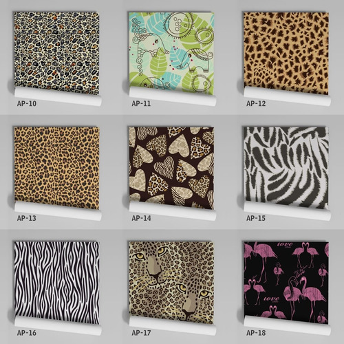 Imagem 7 de 9 de Papel De Parede Adesivo Animal Print Tigre Felino Onça Ap-10