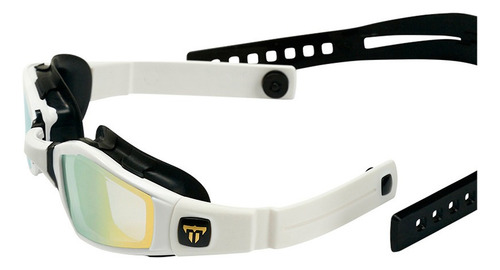 Óculos De Natação Phepls Ninja Branco/preto