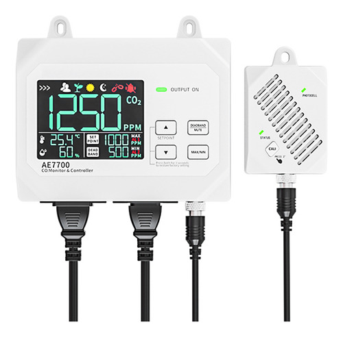 Controlador De Co2: Cultivo, Co2, Invernadero, Detección De