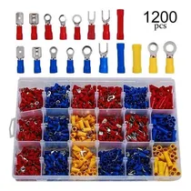 Comprar 1200pcs Conectores Eléctricos Aislados Terminales De Crimpad