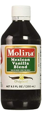 Molina Mexicana Vainilla Mezcla Extracto - Original, 8.3 Onz