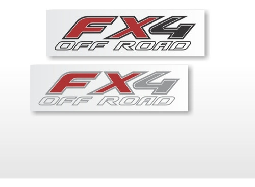 Par Emblema Sticker Ford Fx4 Sport Pick Up F150, F250, F350