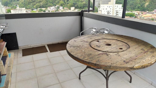 Cobertura Com 3 Dormitórios À Venda, 138 M² Por R$ 900.000,00 - Vila Belmiro - Santos/sp - Co0129