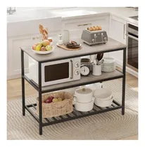Comprar Mueble Auxiliar De Cocina Multiusos Tu Mesita Vincent Gris