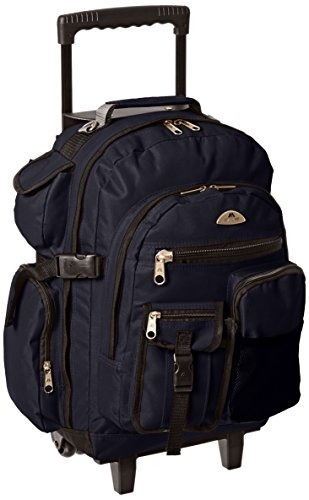 Everest Deluxe mochila Con Ruedas., Marino), 5045wh-ny