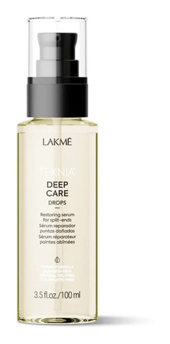 Reparador De Puntas Drops X100ml Lakme Deep Care Serum