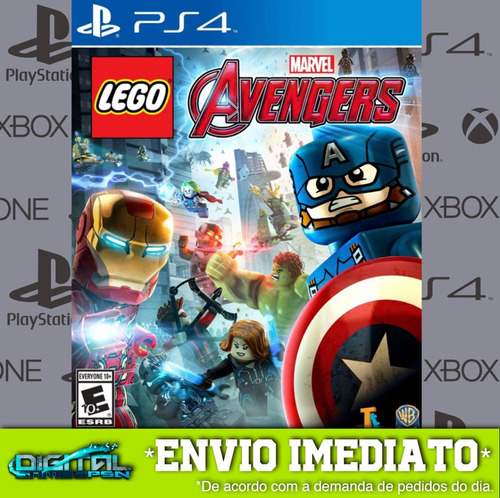 Lego Marvel's Avengers Ps4 Psn Envio Imediato