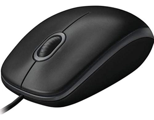 Logitech B100 Optical Usb Mouse, Black