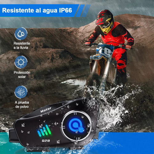 Intercomunicador Casco Audifonos Bluetooth Para Casco Cámara