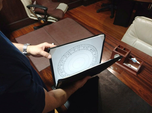 Imagen 2 de 6 de Pizarra Astrológica Magnética Cartuchera + Piezas Imantadas