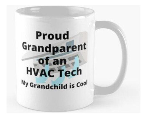 Taza Orgulloso Abuelo De Un Hvac Tech Calidad Premium