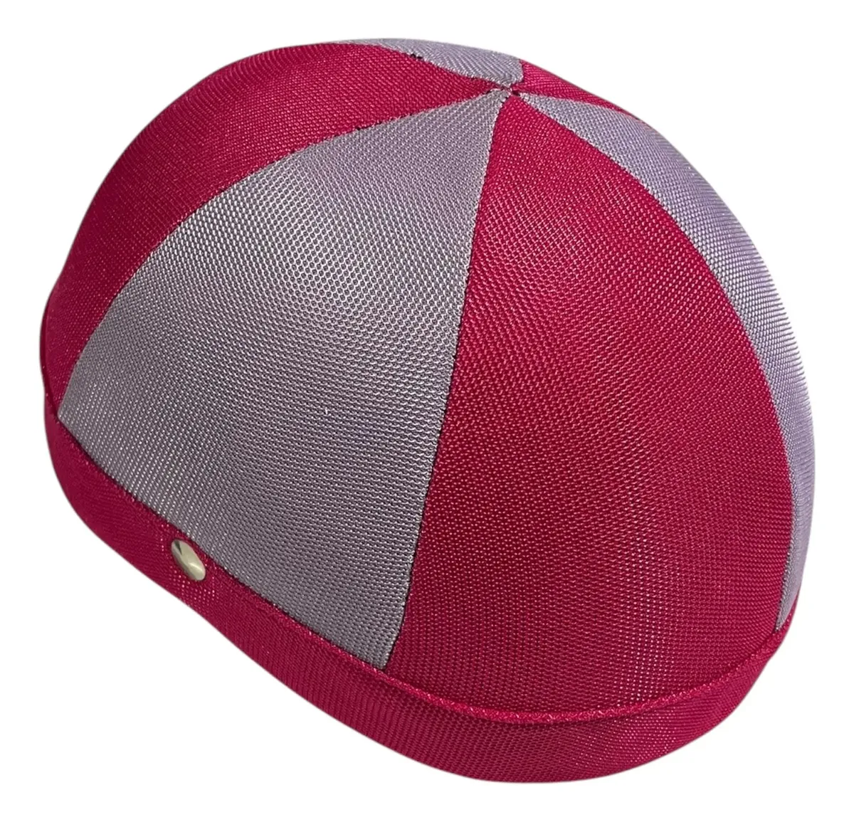 Casco Para Jockey O Turf Reforzado Fucsia Y Lila - M - Imagen 2